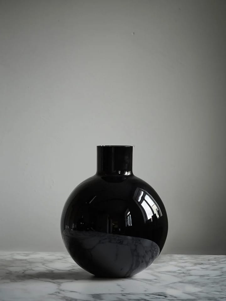 Pallo 花瓶 - Black 31 cm - Skrufs Glasbruk