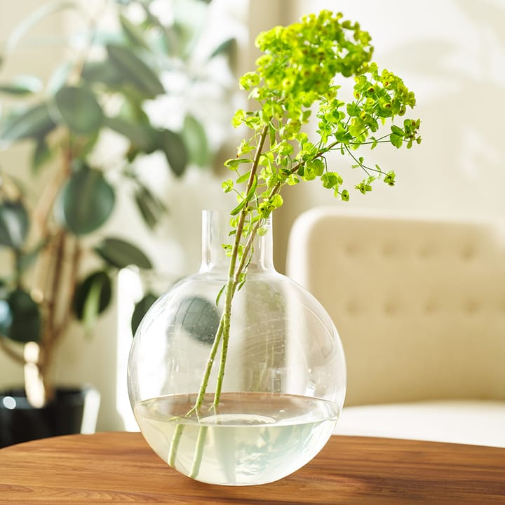 Pallo 花瓶, Clear 31 cm Skrufs Glasbruk