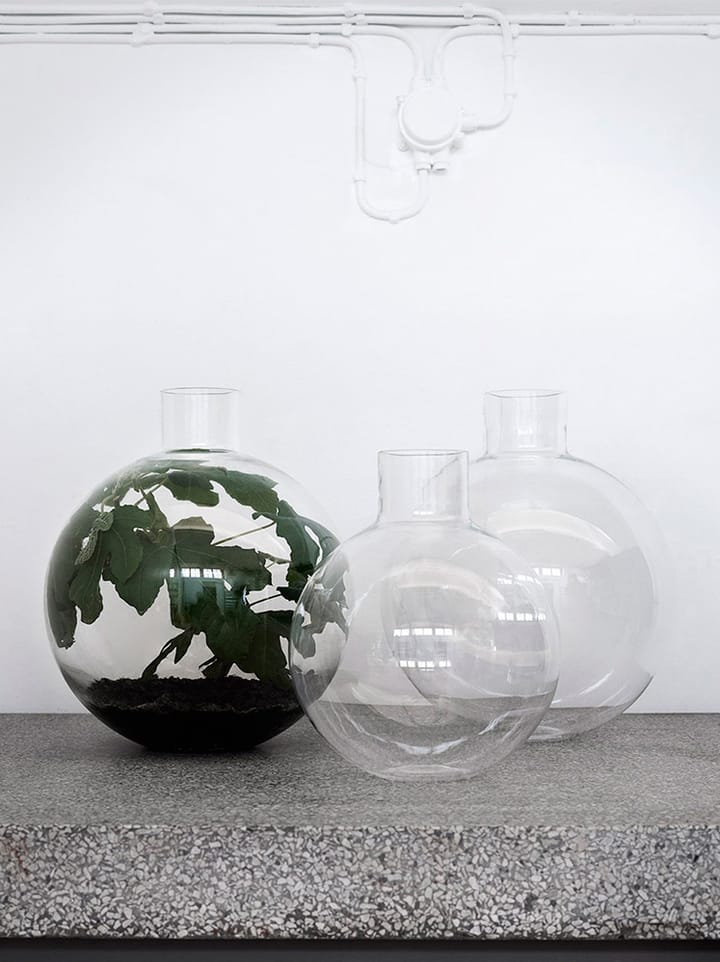 Pallo 花瓶, Clear 31 cm Skrufs Glasbruk