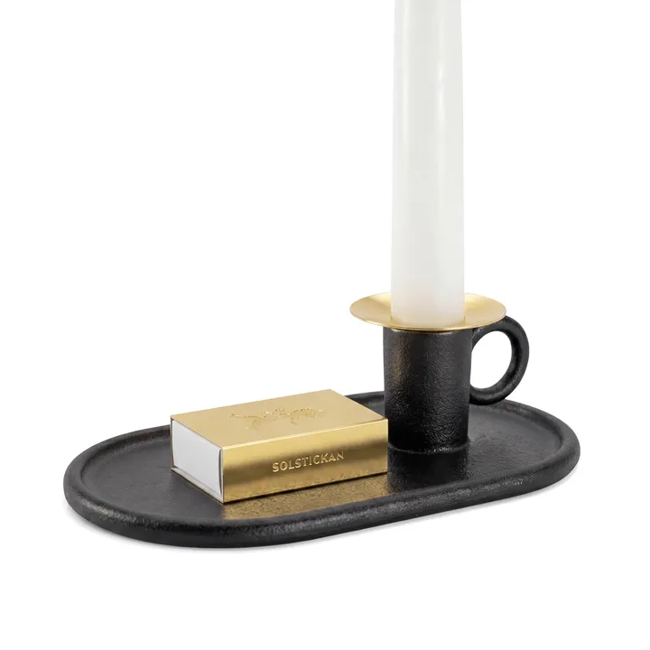 燭台 マッチケース付き - Black - Solstickan Design