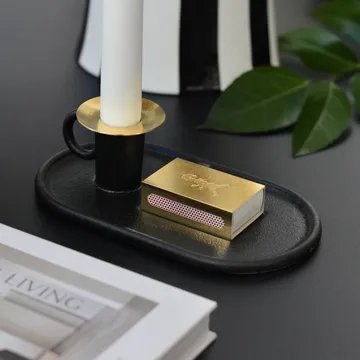 燭台 マッチケース付き - Black - Solstickan Design