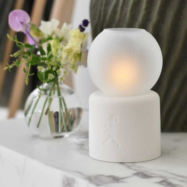 Globe ティーライトホルダー Ø9.5x17 cm, White Solstickan Design
