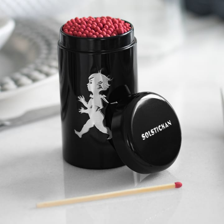 Solstickan マッチチューブ 100本セット, Black Solstickan Design