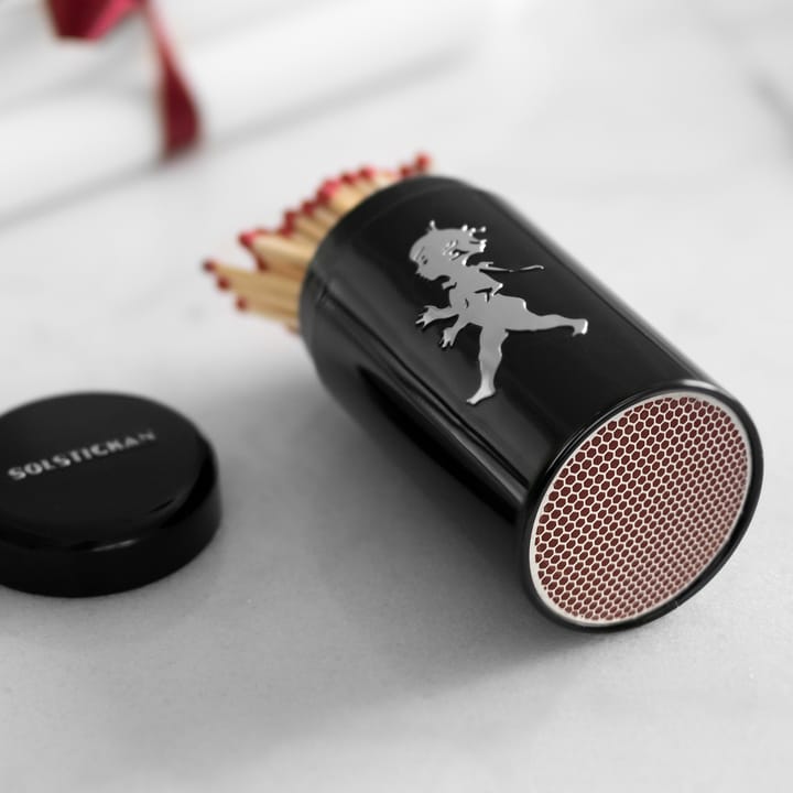 Solstickan マッチチューブ 100本セット, Black Solstickan Design