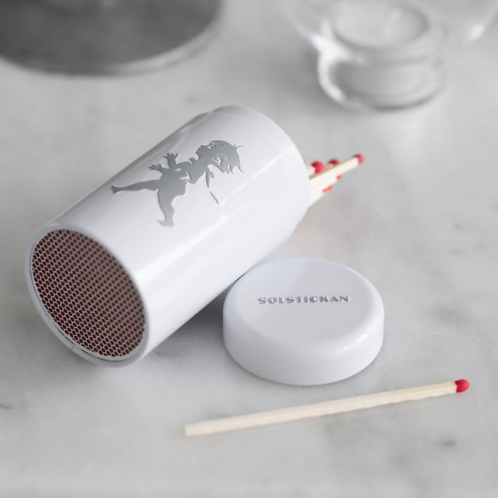 Solstickan マッチチューブ 100本セット, White Solstickan Design