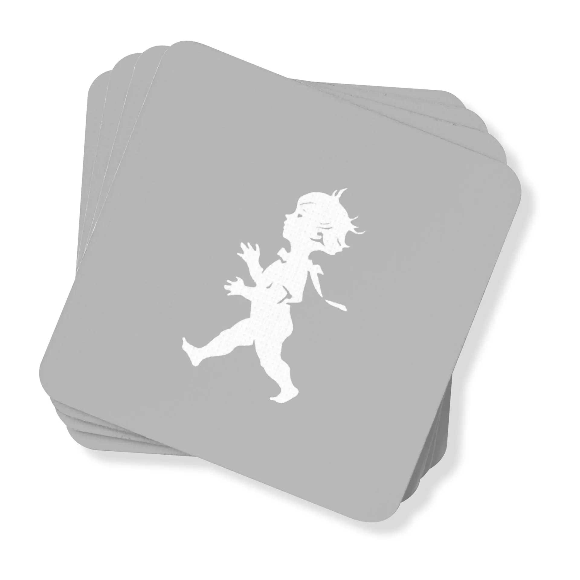 Solstickan グラスコースター 10x10 cm 4枚セット, Grey Solstickan Design