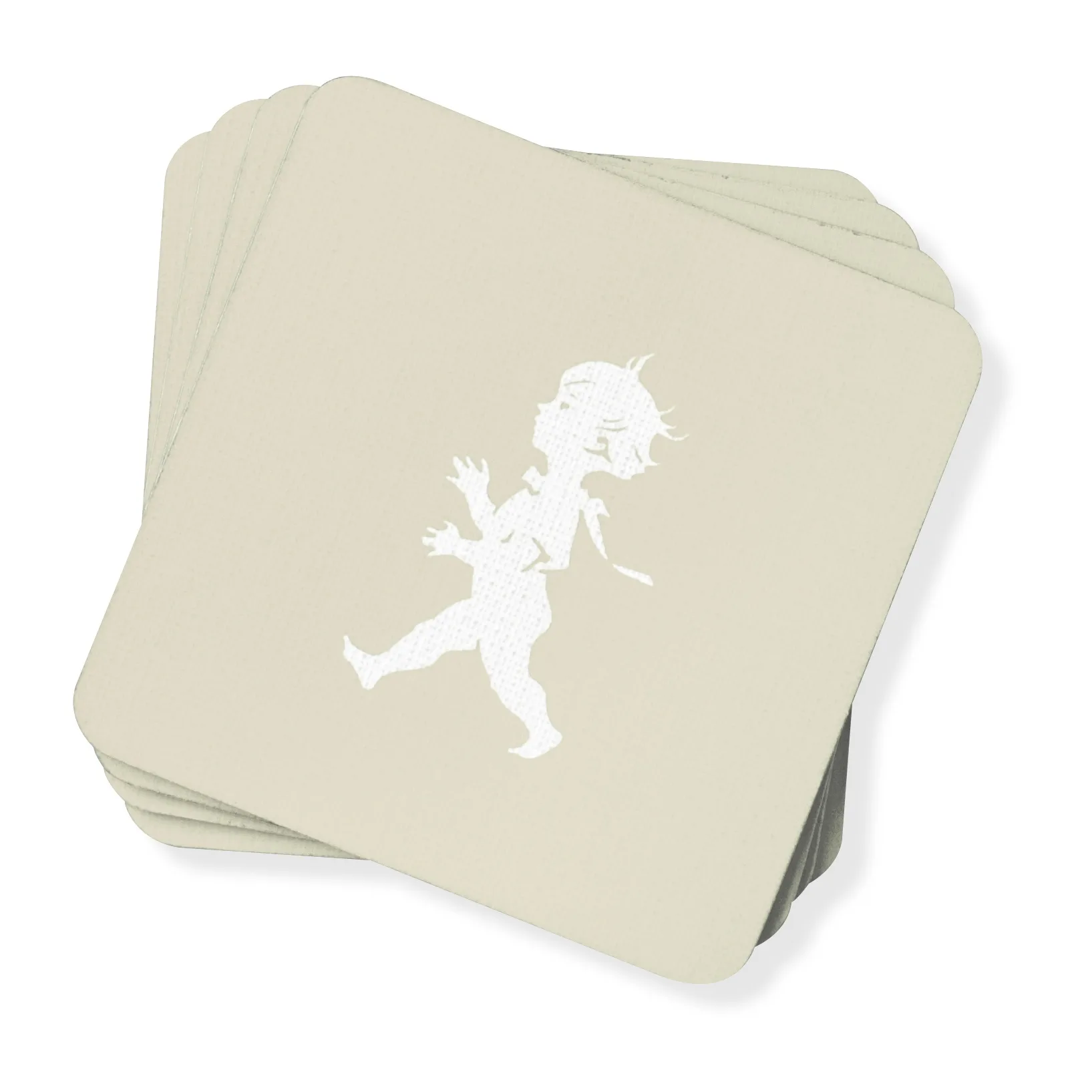 Solstickan グラスコースター 10x10 cm 4枚セット, Sand Solstickan Design