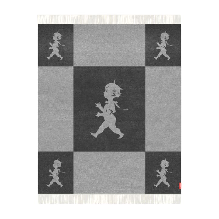 Solstickan ブランケット メリノウール 130x170 cm - Anthracite grey - Solstickan Design