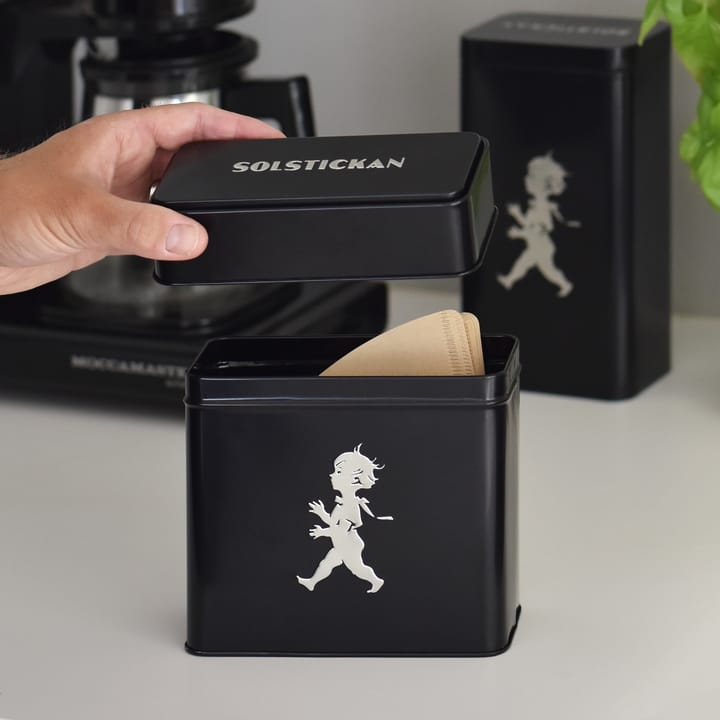 Solstickan コーヒーフィルタージャー 15.4x17 cm, Black Solstickan Design