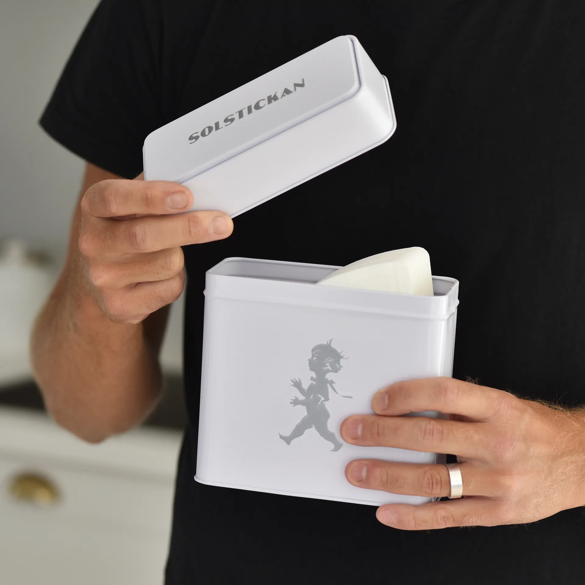 Solstickan コーヒーフィルタージャー 15.4x17 cm, White Solstickan Design