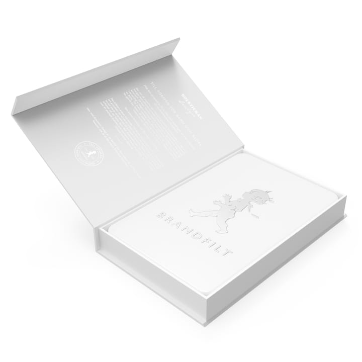 Solstickan ファイヤーブランケット 16x2.7x25 cm, White - tall - smooth Solstickan Design