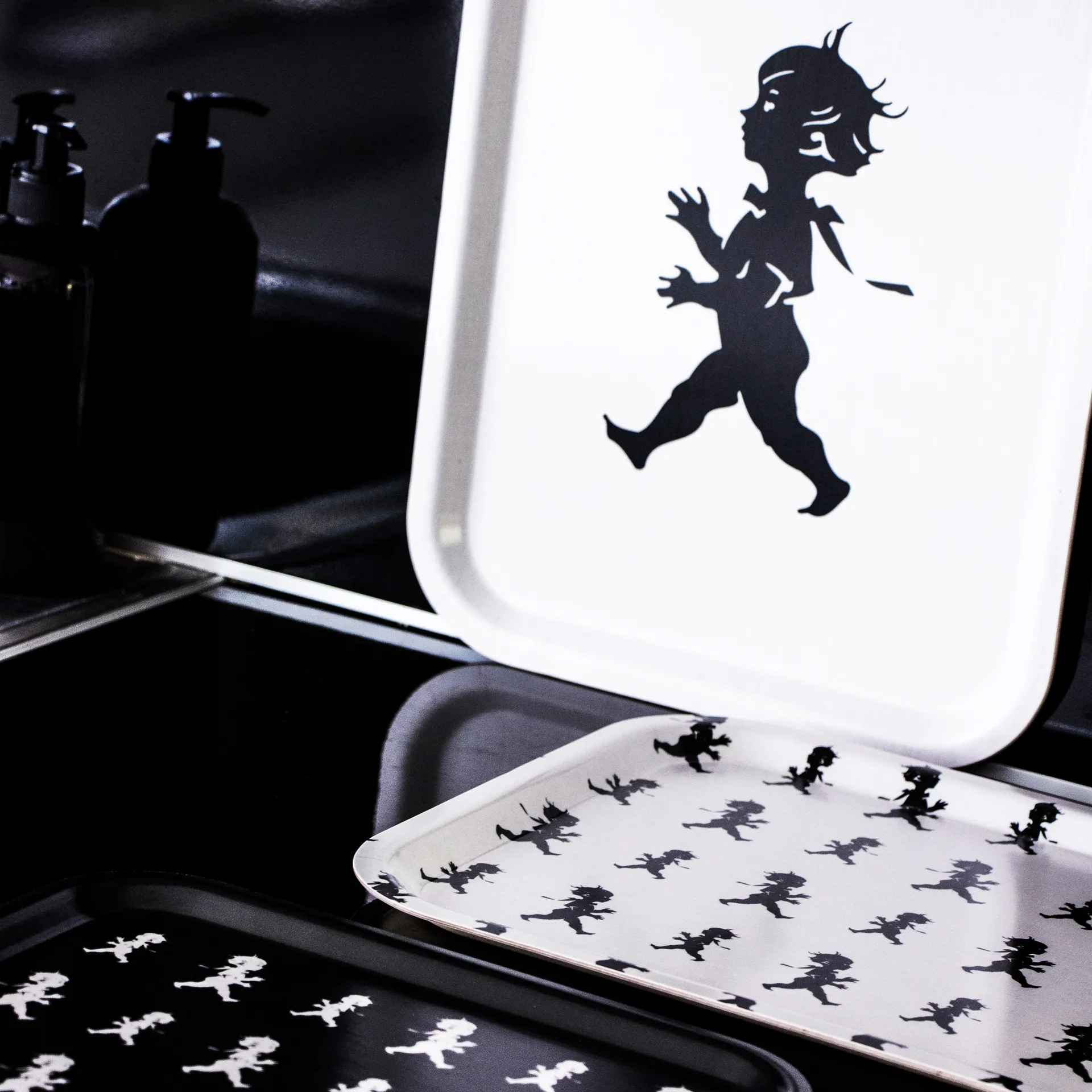 Solstickan トレイ 20x27 cm, Black Solstickan Design