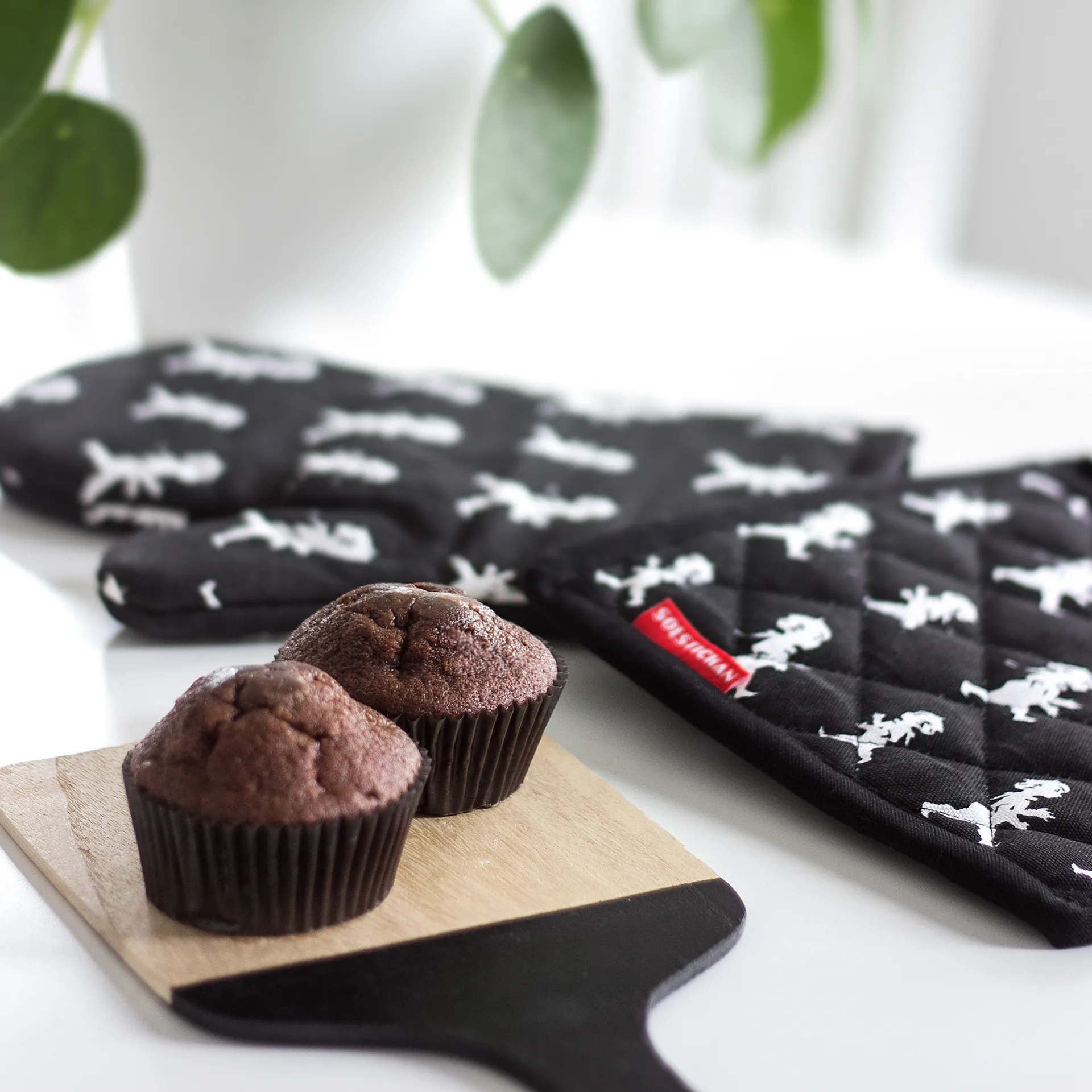 Solstickan ポットホルダー 22x22 cm, Black Solstickan Design