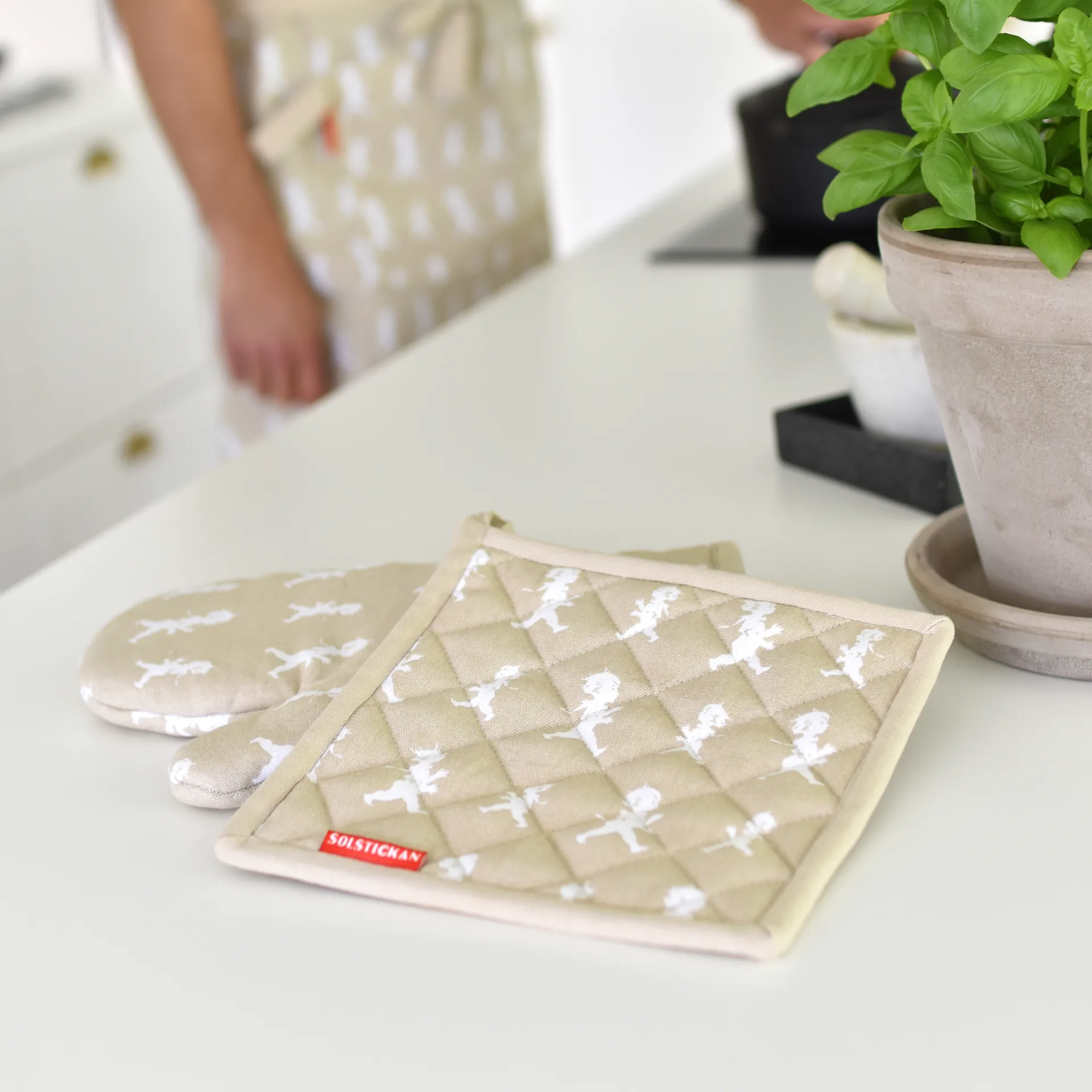 Solstickan ポットホルダー 22x22 cm, Sand Solstickan Design