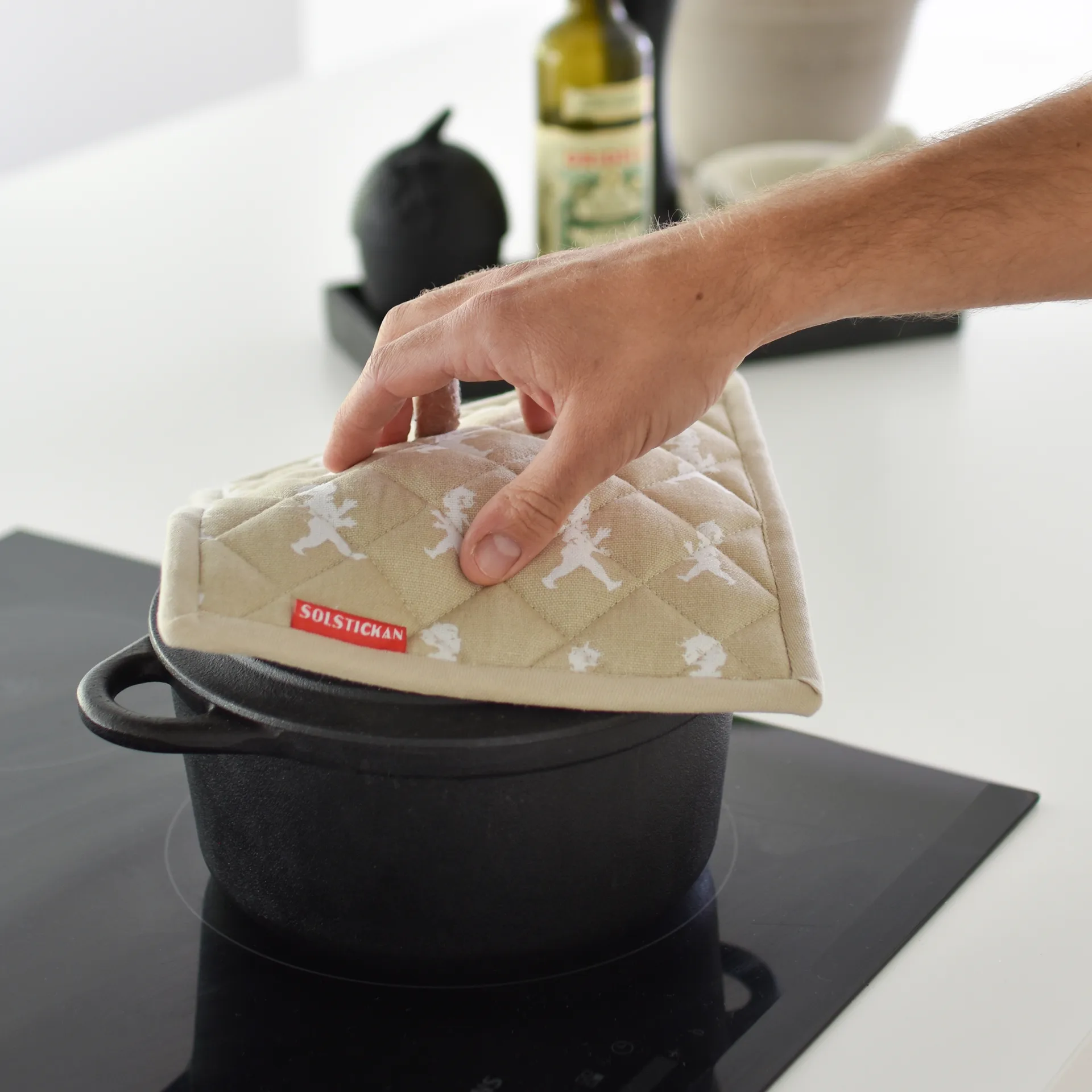 Solstickan ポットホルダー 22x22 cm, Sand Solstickan Design