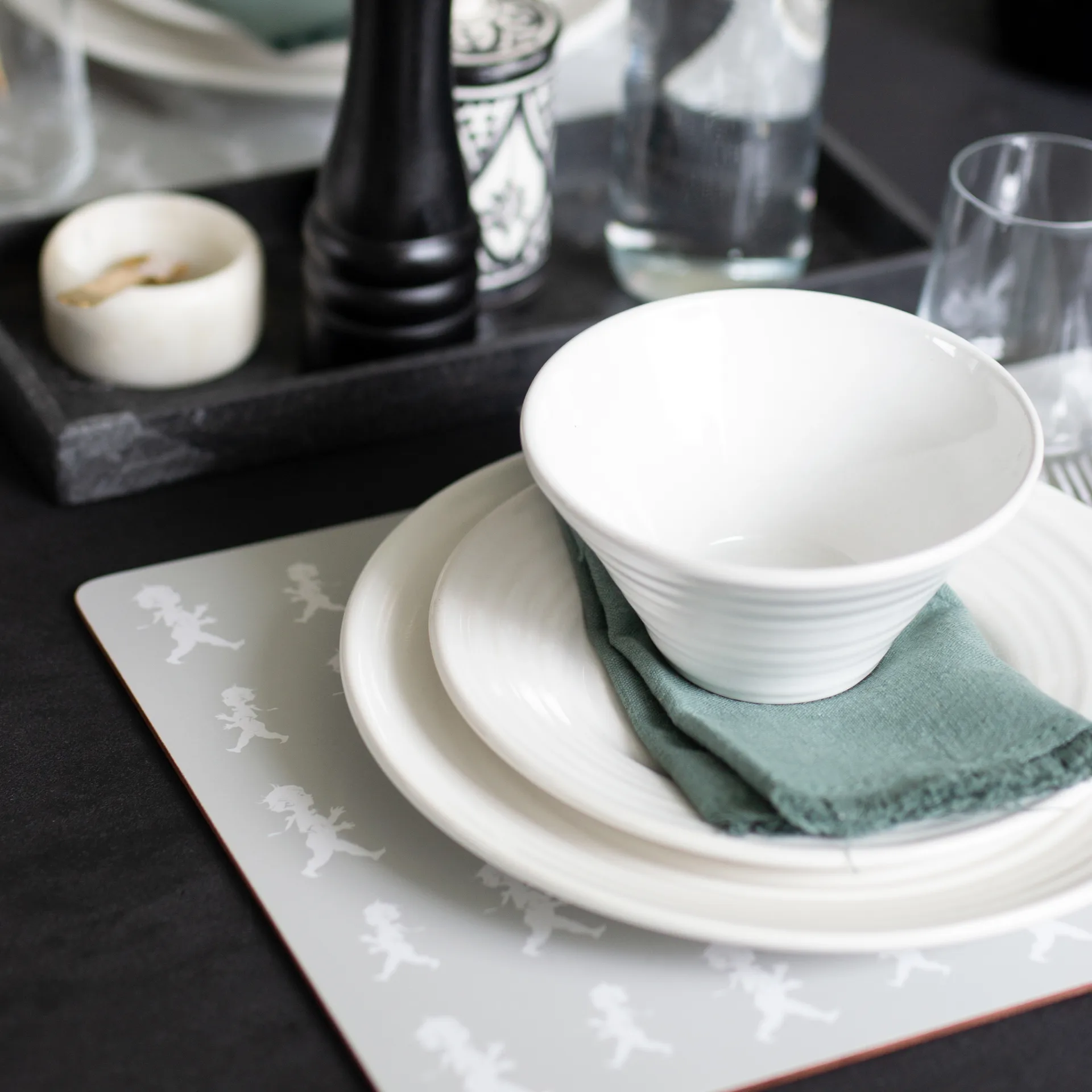 Solstickan ランチョンマット 30x40 cm 2枚セット, Grey Solstickan Design