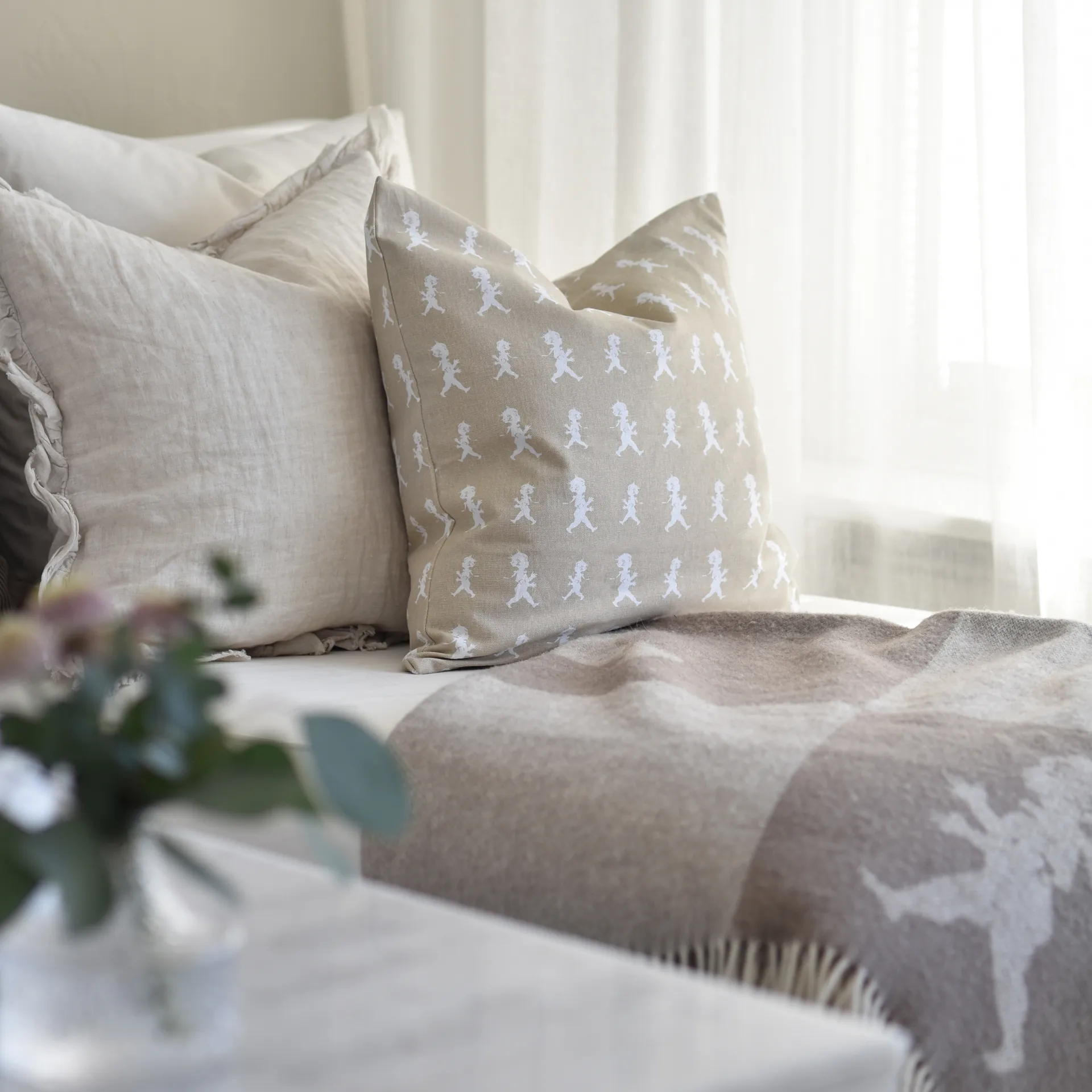 Solstickan クッションカバー 50x50 cm, Sand Solstickan Design