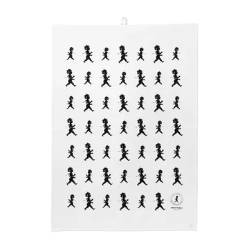 Solstickan ティータオル 50x70 cm - White-black - Solstickan Design