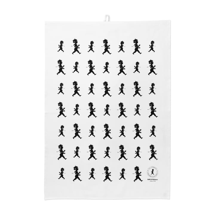 Solstickan ティータオル 50x70 cm - White-black - Solstickan Design