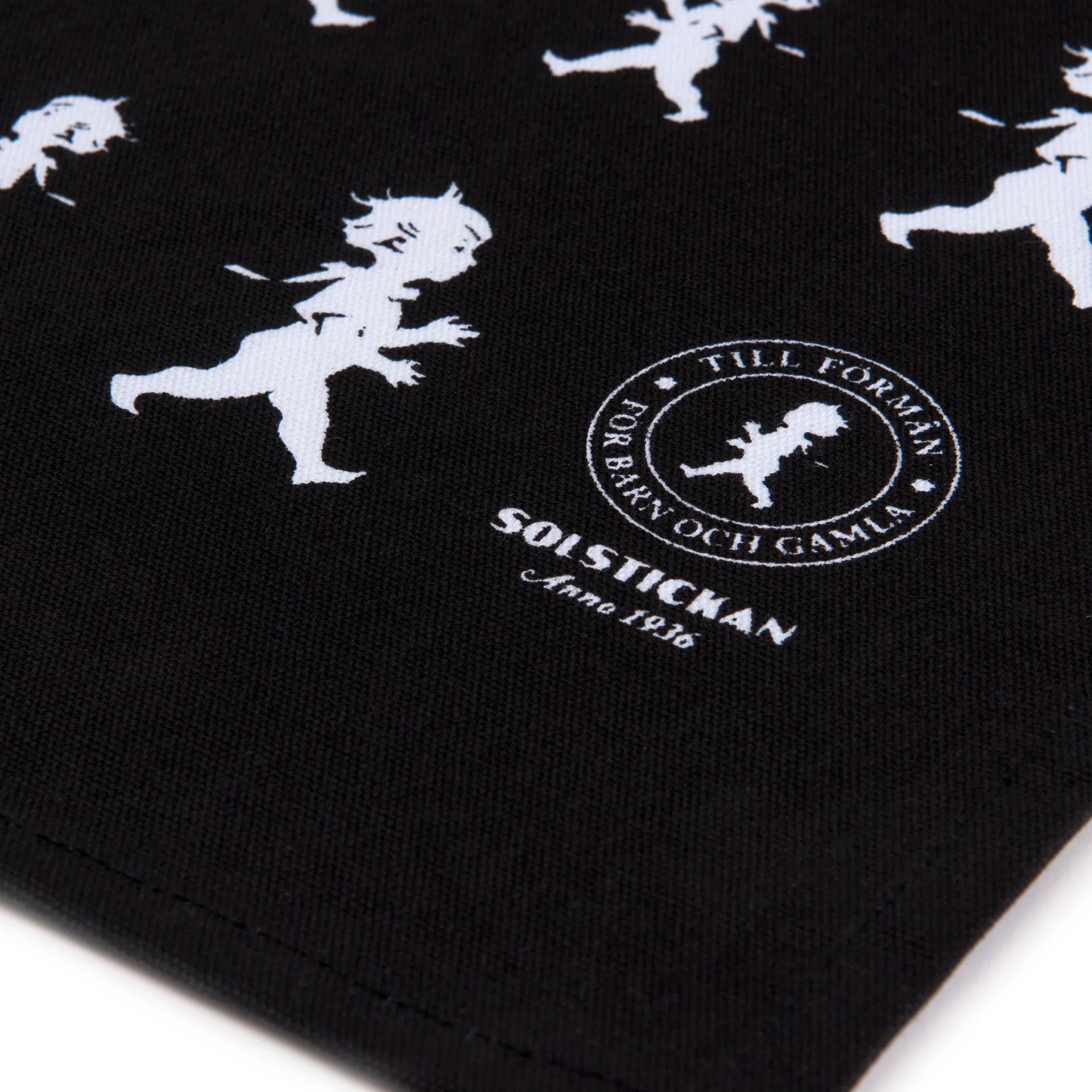 Solstickan ティータオル 50x70 cm, White-black Solstickan Design