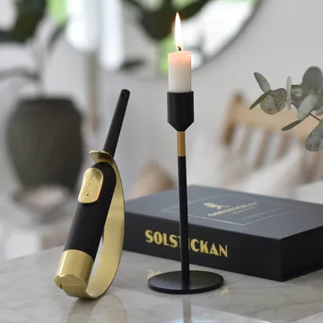 Solstickan 使い捨てライター - Black-brass - Solstickan Design