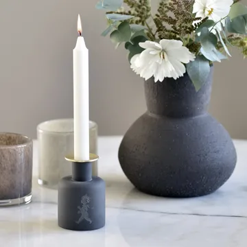 Solstickan セラミック キャンドルホルダー - Dark grey-anthracite - Solstickan Design