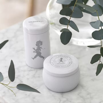 Solstickan ギフトボックス アロマキャンドル + マッチスティックチューブ - White-scented candle eucalyptus - Solstickan Design