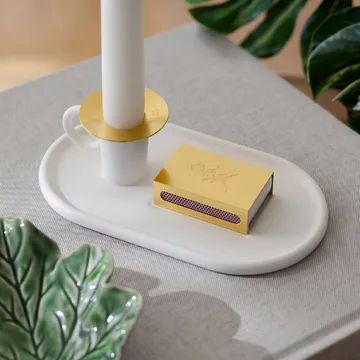 燭台 マッチケース付き - White - Solstickan Design