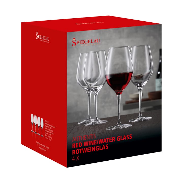 Authentis 赤ワイングラス 48cl. 4パック, clear Spiegelau | シュピゲラウ