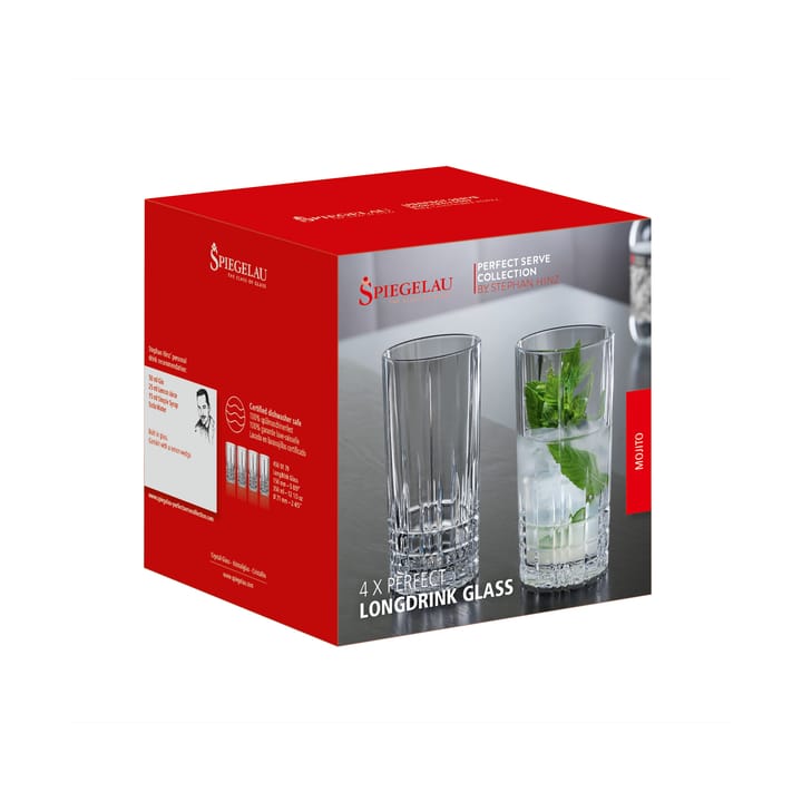 Perfect Serve ロングドリンク グラス 35cl . 4パック, clear Spiegelau | シュピゲラウ