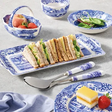 Blue Italian サラダ カトラリー 2ピース - Ceramic-stainless steel - Spode | スポード