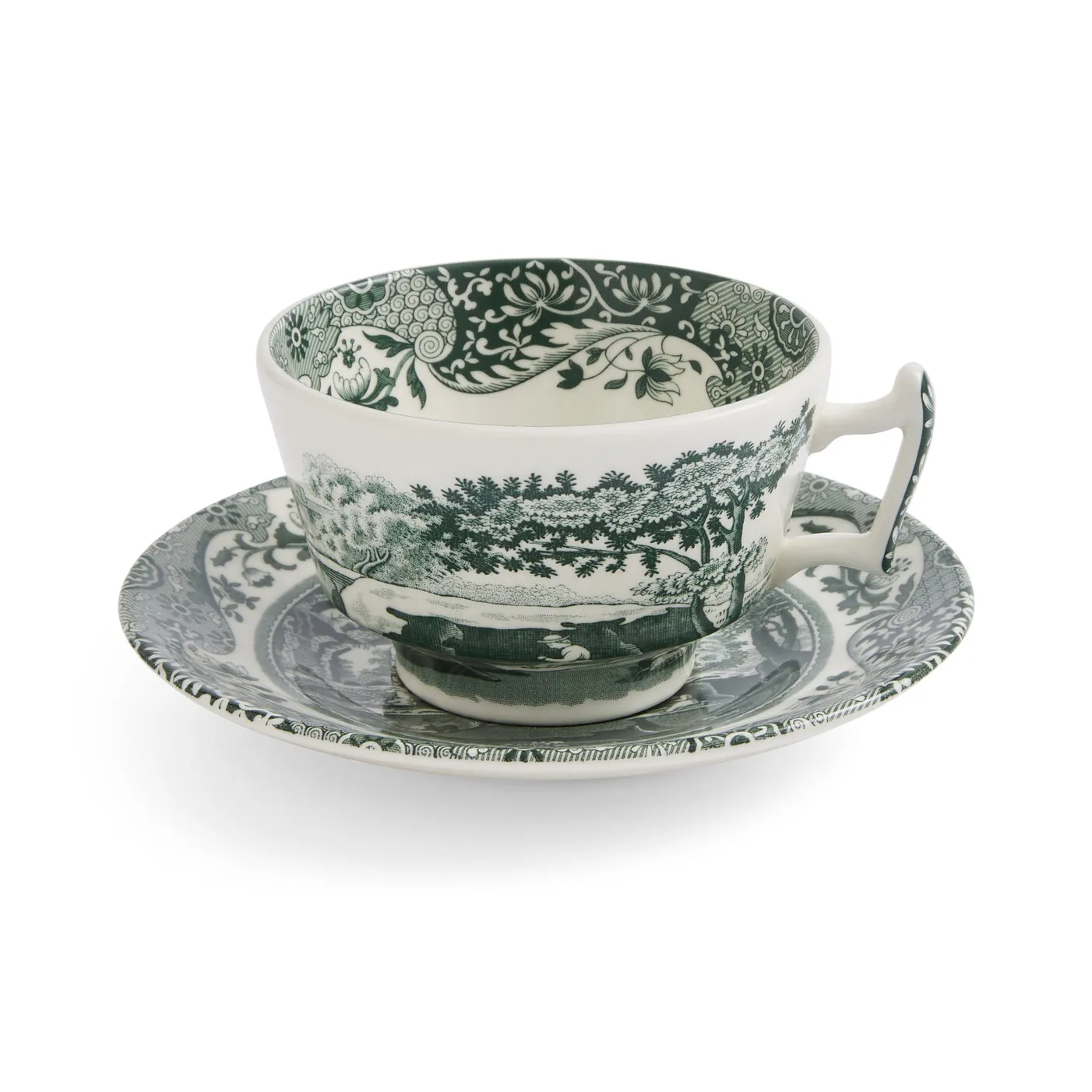 Heritage Green Italian カップ＆ソーサー, Green, 0.2 L Spode | スポード