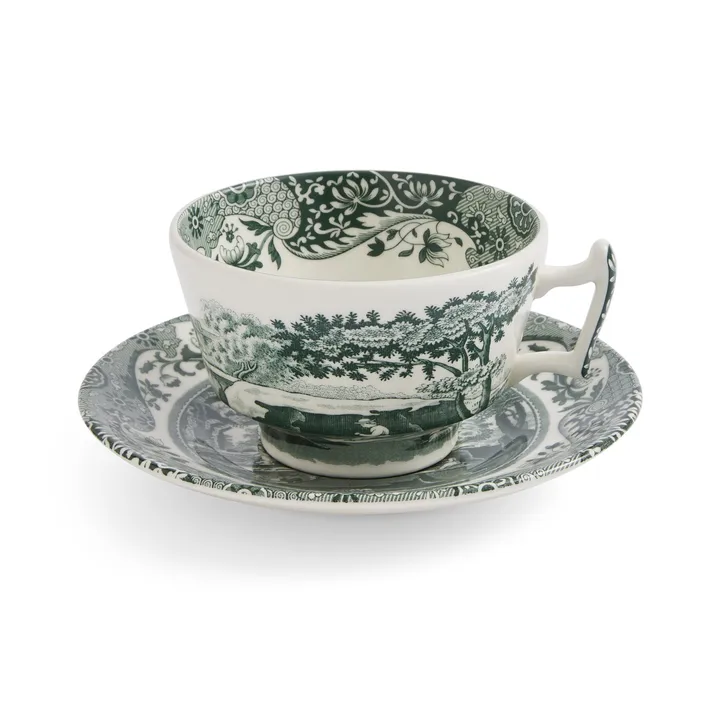 Heritage Green Italian カップ＆ソーサー - Green, 0.2 L - Spode | スポード