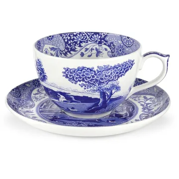 ブル― イタリアン Jumbo カップ&ソーサー - 56 cl/ 20 oz - Spode | スポード