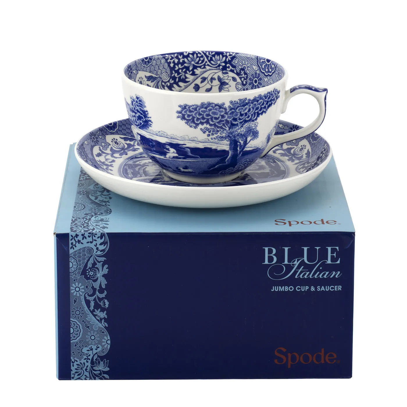 ブル― イタリアン Jumbo カップ&ソーサー, 56 cl/ 20 oz Spode | スポード