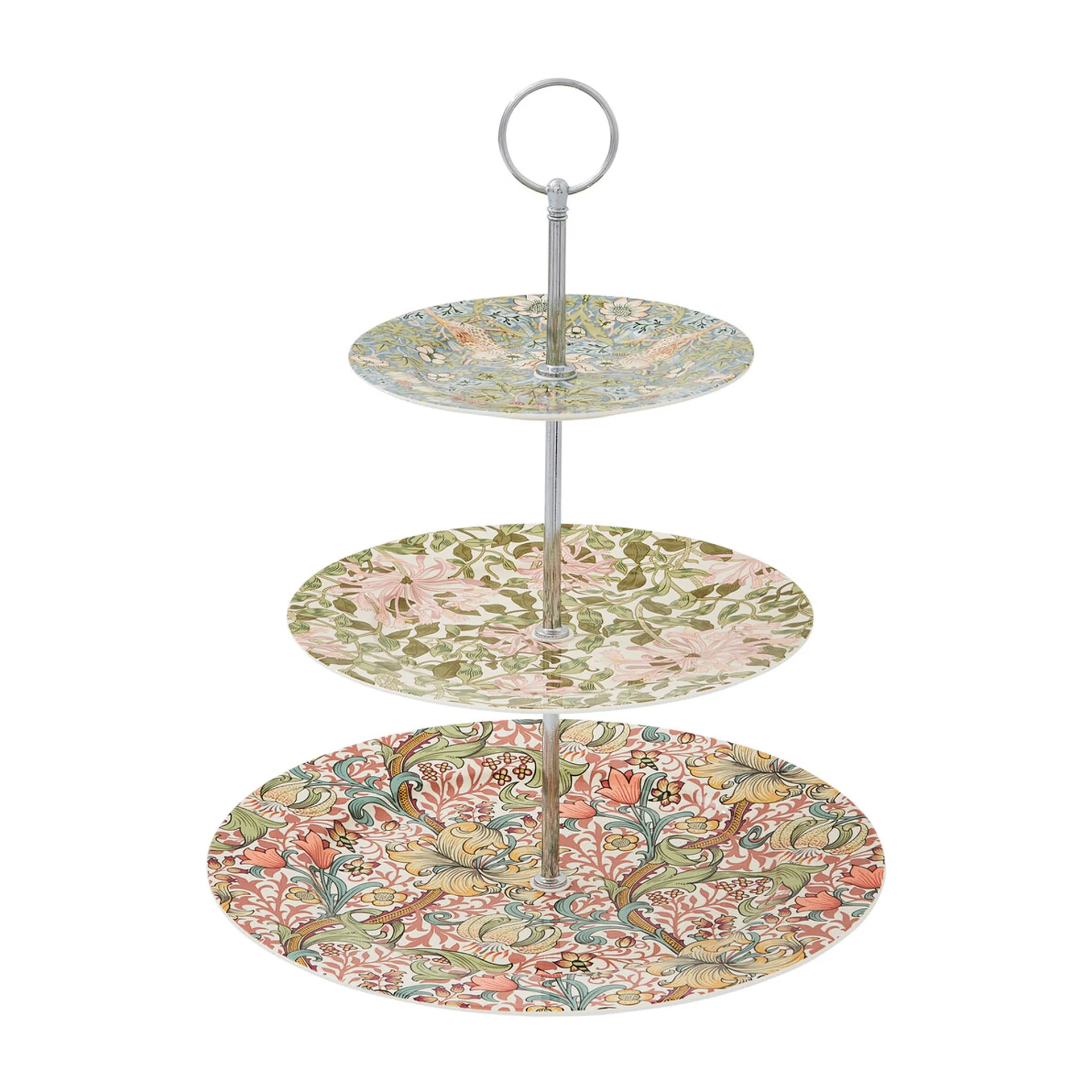 Morris & Co. 3段階 ケーキスタンド 35.5 cm, Multi Spode | スポード