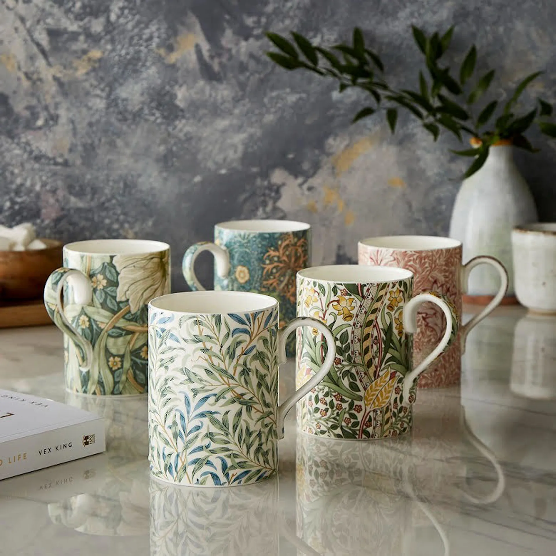 Willow Bough マグ 35 cl, Privet slate Spode | スポード