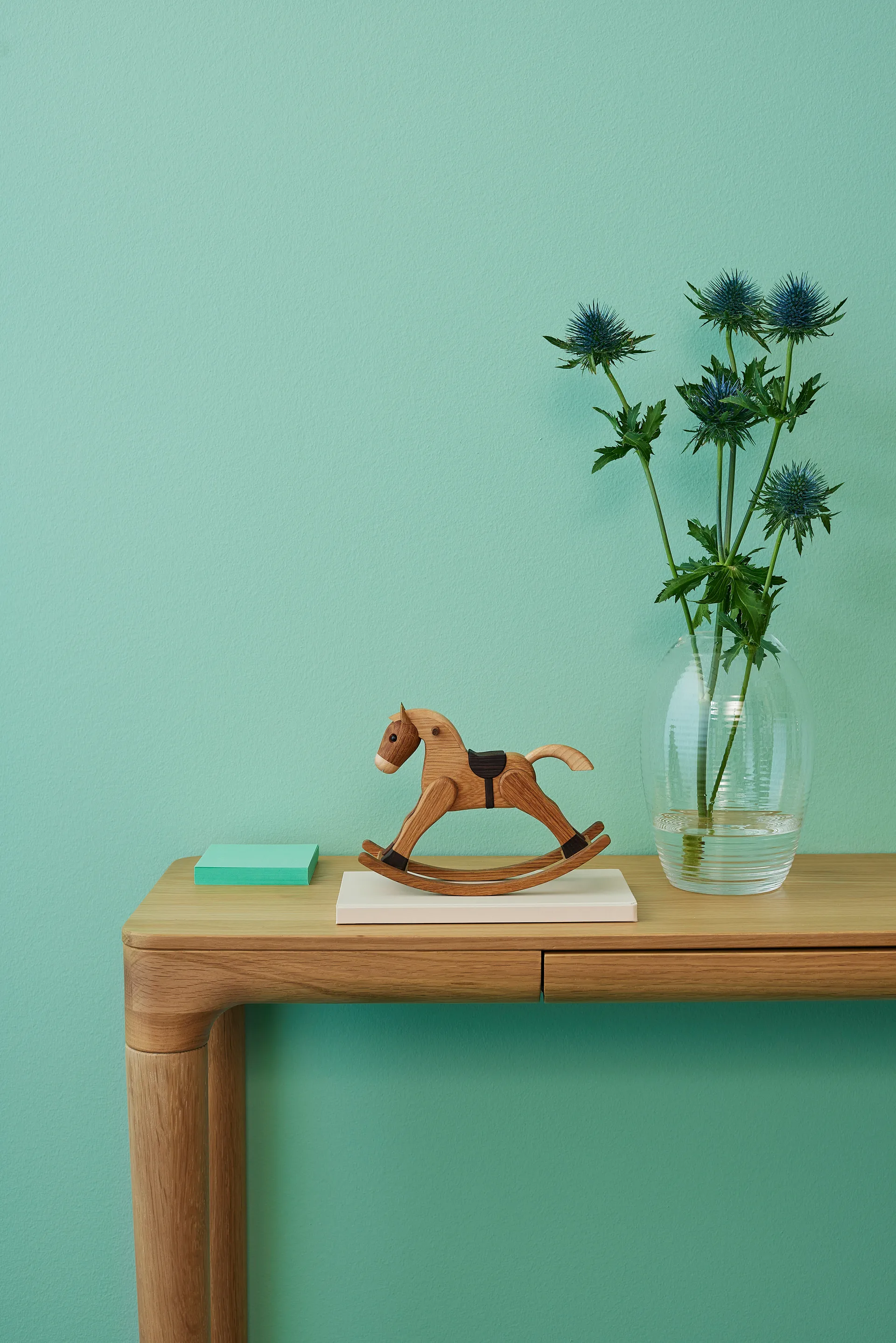 ロッキングホース デコレーション 13.5 cm, Oak, 13,5 cm Spring Copenhagen