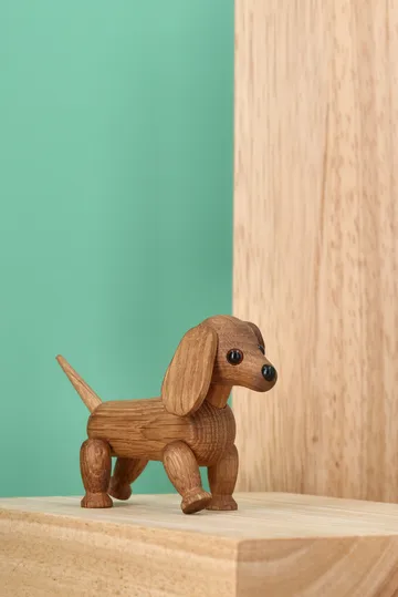 Chico ドッグ フィギュア - Beige, 10.5x4.8x6.8 cm - Spring Copenhagen