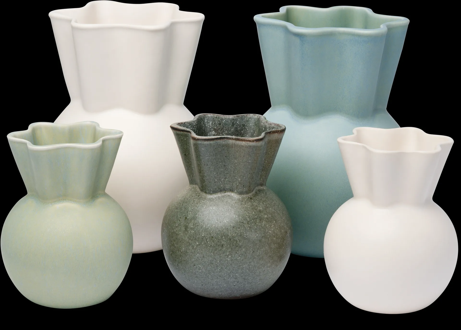 Eva Stæhr-Nielsen 花瓶 20 cm, Light blue Spring Copenhagen