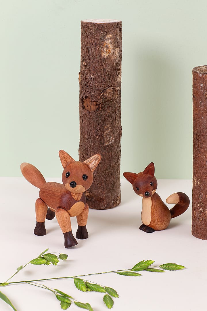 Foxy キツネ デコレーション 12 cm, Mahogany Spring Copenhagen