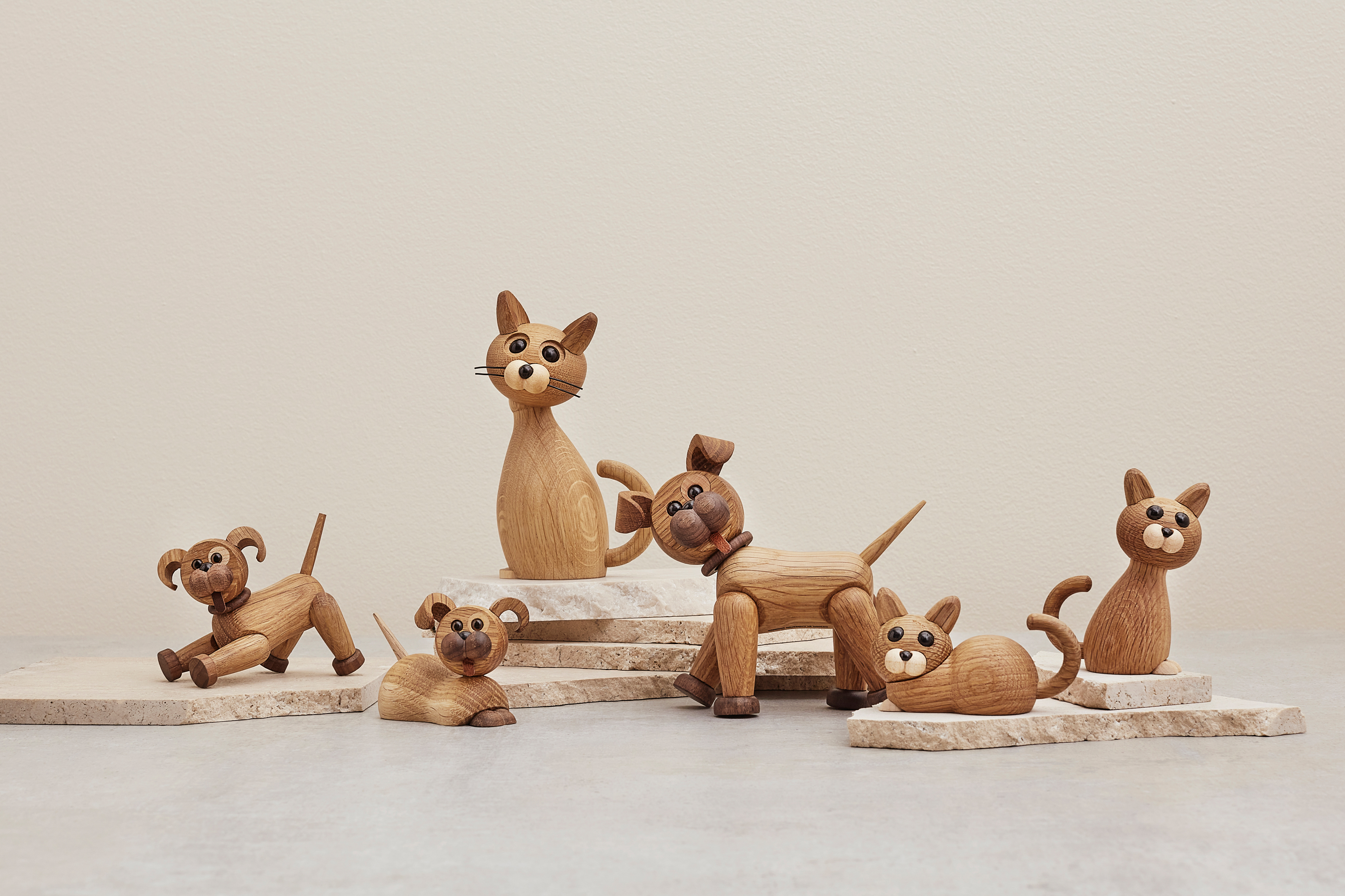 【新品】SPRING COPENHAGEN アザラシ親子セット 北欧 木製 SPRING COPENHAGEN｜Mother Seal ・Baby Seal/木製オブジェ