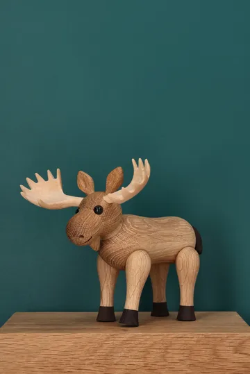 Harald エルク フィギュア - Beige, 15.5x13x14 cm - Spring Copenhagen