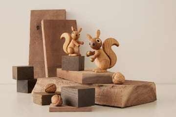 Hazel リス デコレーション 11.5 cm - Oak - Spring Copenhagen