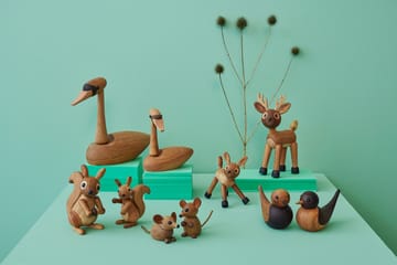 Hazel リス デコレーション 11.5 cm - Oak - Spring Copenhagen