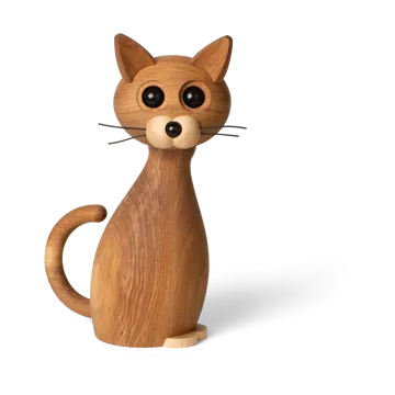 Lucky cat デコレーション 42 cm - Oak-maple - Spring Copenhagen