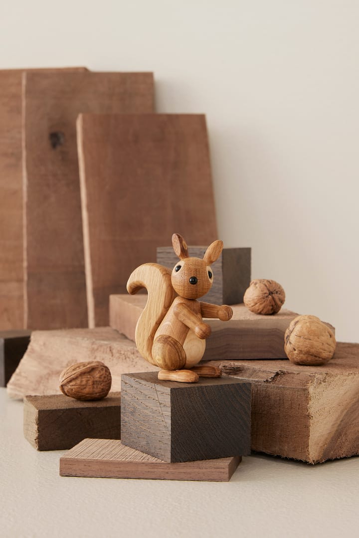 Peanut リス デコレーション 8.5 cm - Oak - Spring Copenhagen | スプリング コペンハーゲン