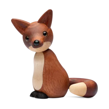 Roxy キツネ デコレーション 10 cm - Mahogany - Spring Copenhagen
