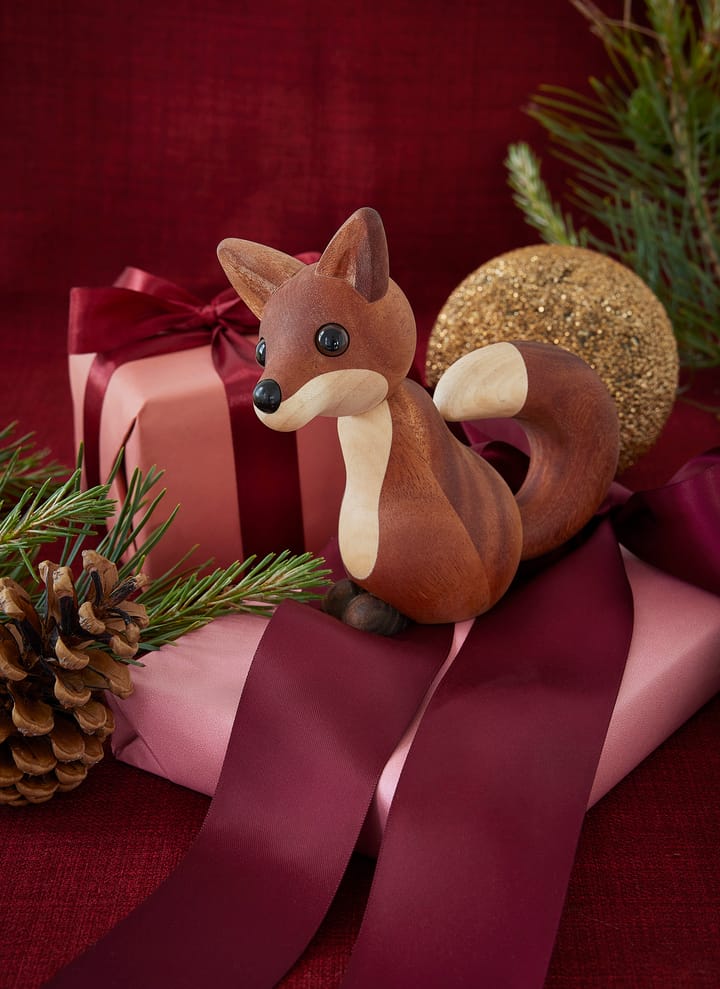 Roxy キツネ デコレーション 10 cm, Mahogany Spring Copenhagen