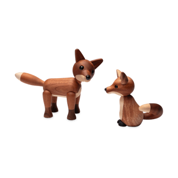 Roxy キツネ デコレーション 10 cm - Mahogany - Spring Copenhagen